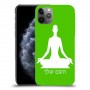 יוגה כיסוי מגן קשיח בעיצוב אישי עם השם שלך ל Apple iPhone 11 Pro יחידה אחת סקרין מובייל