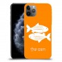 דגים כיסוי מגן קשיח בעיצוב אישי עם השם שלך ל Apple iPhone 11 Pro יחידה אחת סקרין מובייל