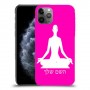 יוגה כיסוי מגן קשיח בעיצוב אישי עם השם שלך ל Apple iPhone 11 Pro יחידה אחת סקרין מובייל