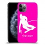 סקִי כיסוי מגן קשיח בעיצוב אישי עם השם שלך ל Apple iPhone 11 Pro יחידה אחת סקרין מובייל