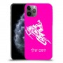 אופנוע שלג כיסוי מגן קשיח בעיצוב אישי עם השם שלך ל Apple iPhone 11 Pro יחידה אחת סקרין מובייל