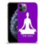 יוגה כיסוי מגן קשיח בעיצוב אישי עם השם שלך ל Apple iPhone 11 Pro יחידה אחת סקרין מובייל