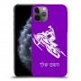 אופנוע שלג כיסוי מגן קשיח בעיצוב אישי עם השם שלך ל Apple iPhone 11 Pro יחידה אחת סקרין מובייל