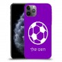 כדורגל - כדור כיסוי מגן קשיח בעיצוב אישי עם השם שלך ל Apple iPhone 11 Pro יחידה אחת סקרין מובייל