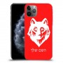 זאב כיסוי מגן קשיח בעיצוב אישי עם השם שלך ל Apple iPhone 11 Pro יחידה אחת סקרין מובייל