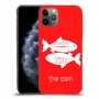 דגים כיסוי מגן קשיח בעיצוב אישי עם השם שלך ל Apple iPhone 11 Pro יחידה אחת סקרין מובייל