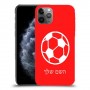 כדורגל - כדור כיסוי מגן קשיח בעיצוב אישי עם השם שלך ל Apple iPhone 11 Pro יחידה אחת סקרין מובייל