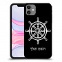 הגה - קפטן - ים כיסוי מגן קשיח בעיצוב אישי עם השם שלך ל Apple iPhone 11 יחידה אחת סקרין מובייל