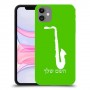 סקספון כיסוי מגן קשיח בעיצוב אישי עם השם שלך ל Apple iPhone 11 יחידה אחת סקרין מובייל