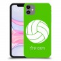 כדורעף - כדור כיסוי מגן קשיח בעיצוב אישי עם השם שלך ל Apple iPhone 11 יחידה אחת סקרין מובייל