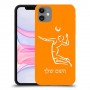שחקן כדורעף כיסוי מגן קשיח בעיצוב אישי עם השם שלך ל Apple iPhone 11 יחידה אחת סקרין מובייל