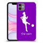 כדורגל - אישה כיסוי מגן קשיח בעיצוב אישי עם השם שלך ל Apple iPhone 11 יחידה אחת סקרין מובייל