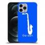 סקספון כיסוי מגן קשיח בעיצוב אישי עם השם שלך ל Apple iPhone 12 Pro Max יחידה אחת סקרין מובייל