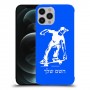 ילד סקייטבורד כיסוי מגן קשיח בעיצוב אישי עם השם שלך ל Apple iPhone 12 Pro Max יחידה אחת סקרין מובייל