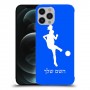 כדורגל - אישה כיסוי מגן קשיח בעיצוב אישי עם השם שלך ל Apple iPhone 12 Pro Max יחידה אחת סקרין מובייל