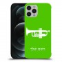 חצוצרה כיסוי מגן קשיח בעיצוב אישי עם השם שלך ל Apple iPhone 12 Pro Max יחידה אחת סקרין מובייל
