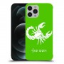 עקרב כיסוי מגן קשיח בעיצוב אישי עם השם שלך ל Apple iPhone 12 Pro Max יחידה אחת סקרין מובייל