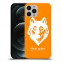 זאב כיסוי מגן קשיח בעיצוב אישי עם השם שלך ל Apple iPhone 12 Pro Max יחידה אחת סקרין מובייל