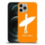 גלישה כיסוי מגן קשיח בעיצוב אישי עם השם שלך ל Apple iPhone 12 Pro Max יחידה אחת סקרין מובייל