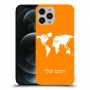 מפת העולם כיסוי מגן קשיח בעיצוב אישי עם השם שלך ל Apple iPhone 12 Pro Max יחידה אחת סקרין מובייל