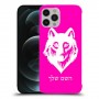 זאב כיסוי מגן קשיח בעיצוב אישי עם השם שלך ל Apple iPhone 12 Pro Max יחידה אחת סקרין מובייל