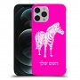 זברה כיסוי מגן קשיח בעיצוב אישי עם השם שלך ל Apple iPhone 12 Pro Max יחידה אחת סקרין מובייל