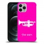 חצוצרה כיסוי מגן קשיח בעיצוב אישי עם השם שלך ל Apple iPhone 12 Pro Max יחידה אחת סקרין מובייל