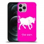 שור כיסוי מגן קשיח בעיצוב אישי עם השם שלך ל Apple iPhone 12 Pro Max יחידה אחת סקרין מובייל