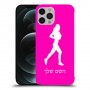 ג'וגלין - אישה כיסוי מגן קשיח בעיצוב אישי עם השם שלך ל Apple iPhone 12 Pro Max יחידה אחת סקרין מובייל
