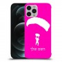 צניחה חופשית כיסוי מגן קשיח בעיצוב אישי עם השם שלך ל Apple iPhone 12 Pro Max יחידה אחת סקרין מובייל