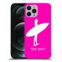 גלישה כיסוי מגן קשיח בעיצוב אישי עם השם שלך ל Apple iPhone 12 Pro Max יחידה אחת סקרין מובייל