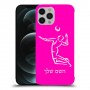 שחקן כדורעף כיסוי מגן קשיח בעיצוב אישי עם השם שלך ל Apple iPhone 12 Pro Max יחידה אחת סקרין מובייל