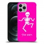 שלד כיסוי מגן קשיח בעיצוב אישי עם השם שלך ל Apple iPhone 12 Pro Max יחידה אחת סקרין מובייל