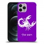 עקרב כיסוי מגן קשיח בעיצוב אישי עם השם שלך ל Apple iPhone 12 Pro Max יחידה אחת סקרין מובייל
