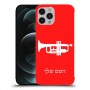 חצוצרה כיסוי מגן קשיח בעיצוב אישי עם השם שלך ל Apple iPhone 12 Pro Max יחידה אחת סקרין מובייל
