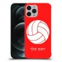 כדורעף - כדור כיסוי מגן קשיח בעיצוב אישי עם השם שלך ל Apple iPhone 12 Pro Max יחידה אחת סקרין מובייל