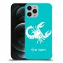עקרב כיסוי מגן קשיח בעיצוב אישי עם השם שלך ל Apple iPhone 12 Pro Max יחידה אחת סקרין מובייל