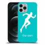 רץ כיסוי מגן קשיח בעיצוב אישי עם השם שלך ל Apple iPhone 12 Pro Max יחידה אחת סקרין מובייל