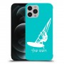 גלישת מפרש כיסוי מגן קשיח בעיצוב אישי עם השם שלך ל Apple iPhone 12 Pro Max יחידה אחת סקרין מובייל