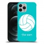 כדורעף - כדור כיסוי מגן קשיח בעיצוב אישי עם השם שלך ל Apple iPhone 12 Pro Max יחידה אחת סקרין מובייל