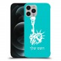 פסל החירות כיסוי מגן קשיח בעיצוב אישי עם השם שלך ל Apple iPhone 12 Pro Max יחידה אחת סקרין מובייל
