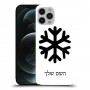 שלג כיסוי מגן קשיח בעיצוב אישי עם השם שלך ל Apple iPhone 12 Pro Max יחידה אחת סקרין מובייל
