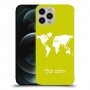 מפת העולם כיסוי מגן קשיח בעיצוב אישי עם השם שלך ל Apple iPhone 12 Pro Max יחידה אחת סקרין מובייל