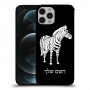 זברה כיסוי מגן קשיח בעיצוב אישי עם השם שלך ל Apple iPhone 12 Pro יחידה אחת סקרין מובייל