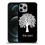 עץ כיסוי מגן קשיח בעיצוב אישי עם השם שלך ל Apple iPhone 12 Pro יחידה אחת סקרין מובייל