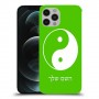 סמל יינג יאנג - סין כיסוי מגן קשיח בעיצוב אישי עם השם שלך ל Apple iPhone 12 Pro יחידה אחת סקרין מובייל