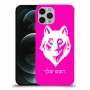 זאב כיסוי מגן קשיח בעיצוב אישי עם השם שלך ל Apple iPhone 12 Pro יחידה אחת סקרין מובייל