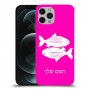 דגים כיסוי מגן קשיח בעיצוב אישי עם השם שלך ל Apple iPhone 12 Pro יחידה אחת סקרין מובייל