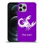 עקרב כיסוי מגן קשיח בעיצוב אישי עם השם שלך ל Apple iPhone 12 Pro יחידה אחת סקרין מובייל