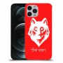 זאב כיסוי מגן קשיח בעיצוב אישי עם השם שלך ל Apple iPhone 12 Pro יחידה אחת סקרין מובייל